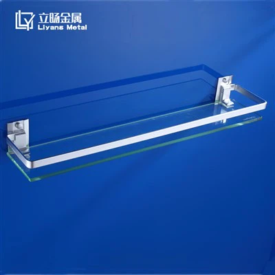 60cmガラスバスルームシェルフ